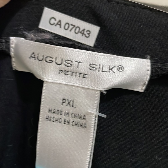 August Silk black sequence top (sz pxl) - Picture 2 of 10